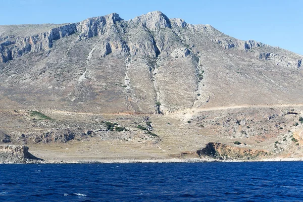 Morze i góry Krety. — Zdjęcie stockowe