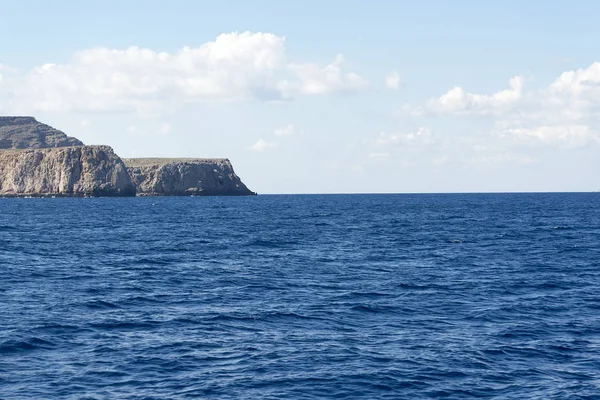 The sea and the mountains of Crete. Royalty Free Stock Photos