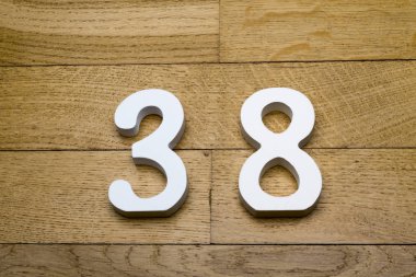 Şekil 38, ahşap parke zemin üzerinde.