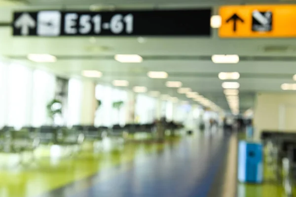 Розмите Зображення Вид Аеропорт Порожній Зал Очікування Аеропорту Ромео — стокове фото