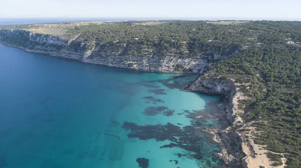 Increíble Agua Turquesa Roca Acantilado Árboles Paraíso — Foto de Stock