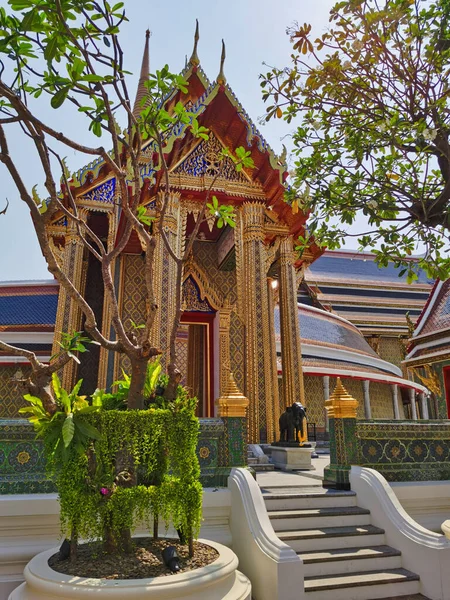 Vista Panorámica Del Templo Ratchabophit Bangkok Tailandia — Foto de Stock