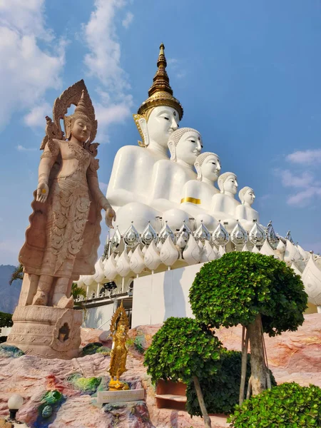 Красивый Буддийский Монастырь Храм Пха Сорн Каев Провинция Пхетчабун Северный — стоковое фото