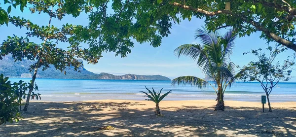 Opuszczona Plaża Wyspie Palawan Filipiny — Zdjęcie stockowe