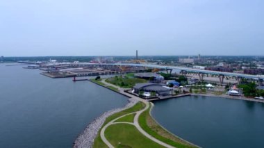 Milwaukee 'nin güzel drone çekimi