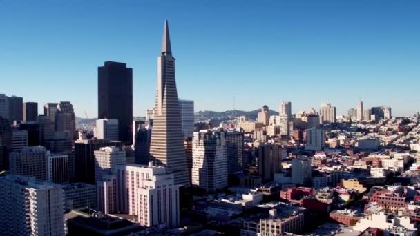 Vista Aérea Del Paisaje Urbano San Francisco — Vídeo de stock