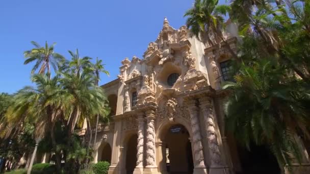 Αρχιτεκτονική Στο Πάρκο Balboa — Αρχείο Βίντεο