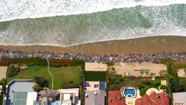 マリブに美しいビーチハウス — ストック動画