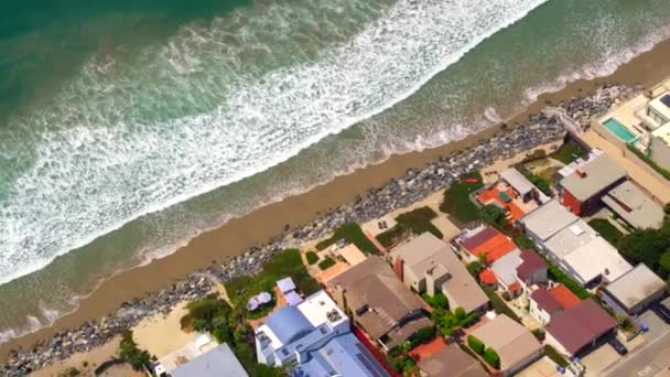 マリブに美しいビーチハウス — ストック動画