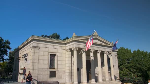 Bunker Hill Lodge Monument Boston — Stock video