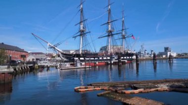 Boston Limanı Anayasası Yeni İngiltere Tarihi Tahta Gemi Turu 