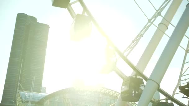 Navy Pier Ferris Wheel Chicago — Stock Video