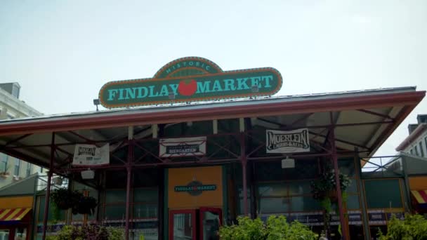 Famoso Mercado Findlay Cincincinatti — Vídeo de Stock