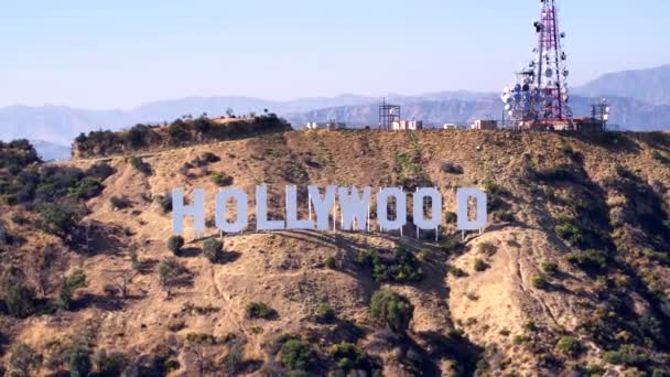 Videó Hollywoodi Tábláról — Stock videók