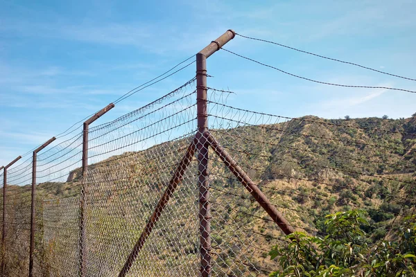 Old Broken Rusty Fence