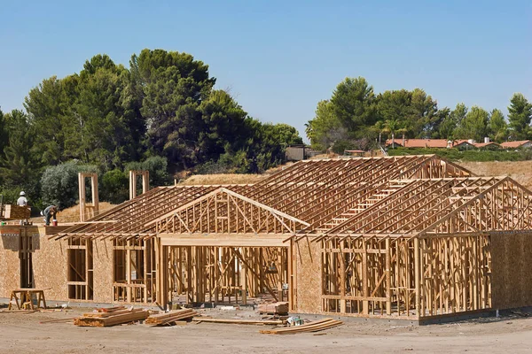 Construction Frame New House — Stock Photo, Image