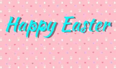 Mutlu Paskalya desenleri, afiş vektörü