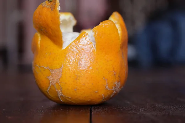 Świeże Owoce Pomarańczy Izolowane Tle Drewna — Zdjęcie stockowe