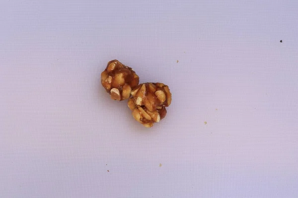 Healthy Sweet Groundnut Peanut Jaggery Laddoo — Stock Photo, Image