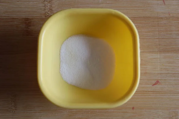 Cooking Salt Isolated Wood Background — Stock Photo, Image