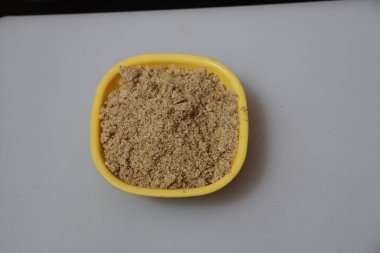 Arka planda izole edilmiş kavrulmuş Fıstık tozu fotoğrafçılığı