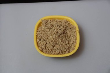 Arka planda izole edilmiş kavrulmuş Fıstık tozu fotoğrafçılığı