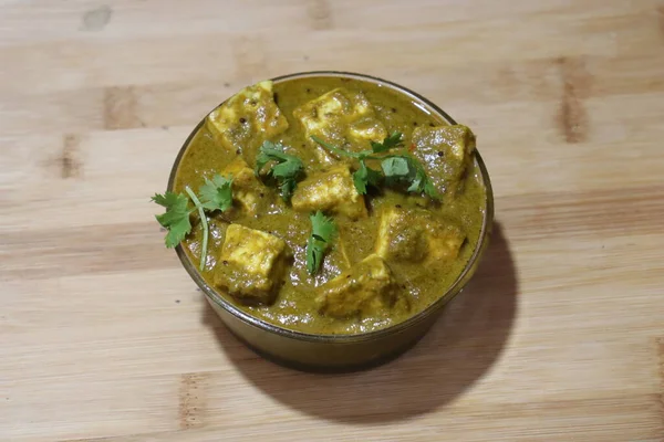 Malai Oder Achari Paneer Einer Soße Aus Roter Soße Und — Stockfoto