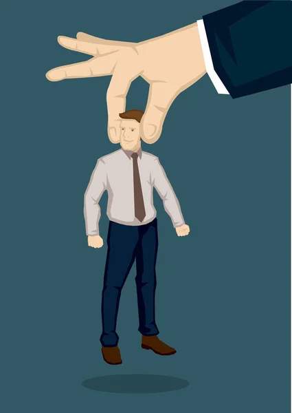 Empregado escolhido a dedo para ilustração de vetor de trabalho — Vetor de Stock