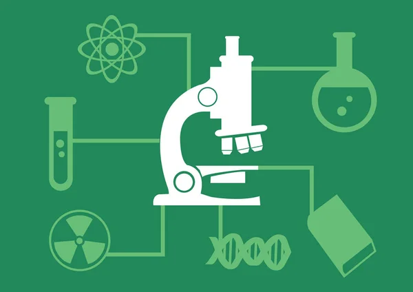 Biochemistry Scientific Research Infographic Vector Design — Stock Vector