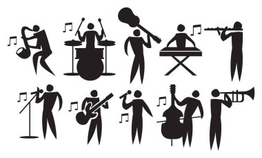 Musician Vector Icon Set