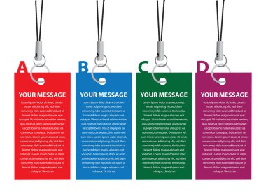 Afiş asılı düzen tasarım