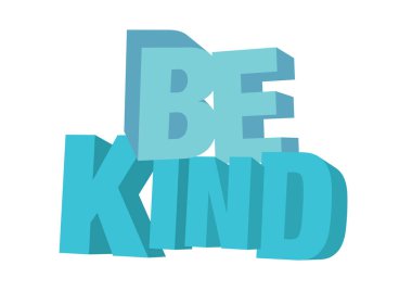 Bir tipografi 3d fazının vektör izole çizimi şık renklerle nazik olmalı. İlgili ya da kişisel gelişim için motivasyon sloganı.