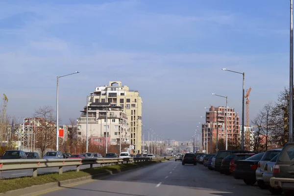 Entrando Sofia Città Capitale Della Bulgaria — Foto Stock