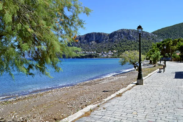 Chemin Près Plage Nea Epidavros New Epidaurus Plage — Photo