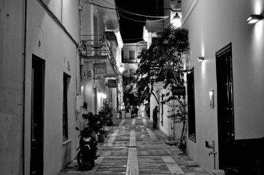 Nafplio / Yunanistan - 4 Temmuz 2017: Nafplio 'da gezinme.