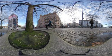 360 VR - Göteborg şehir merkezindeki Kamu Meydanı Jarntorget