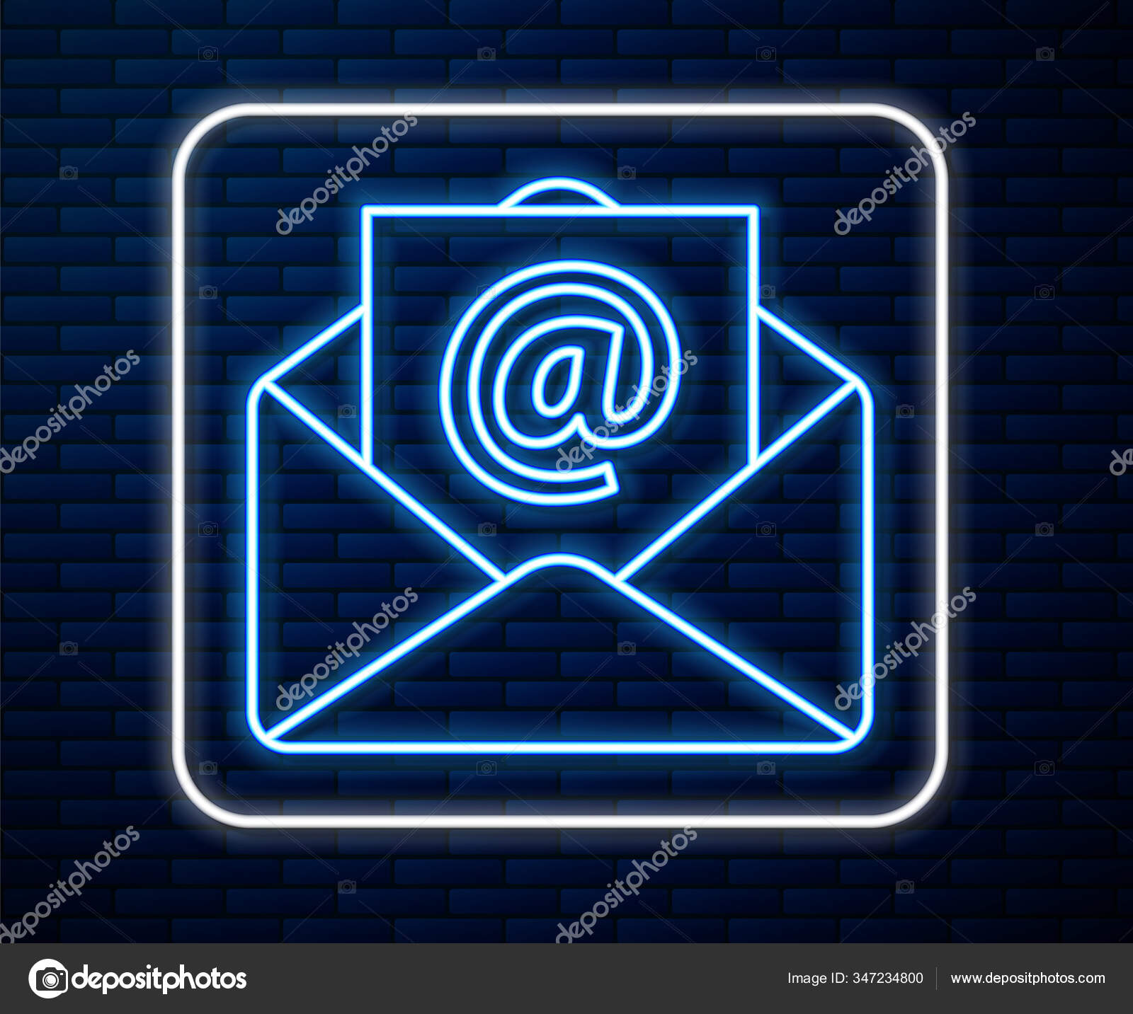 Glowing Neon Line Mail Mail Icon Isolated Brick Wall Background Vector Image By C Vectorstockvadim Vector Stock 347234800 512 x 512 png 20kb. https depositphotos com 347234800 stock illustration glowing neon line mail mail html