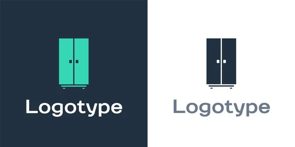 Logotyp Kleiderschrank Symbol Isoliert Auf Weißem Hintergrund Logo Design Vorlage — Stockvektor