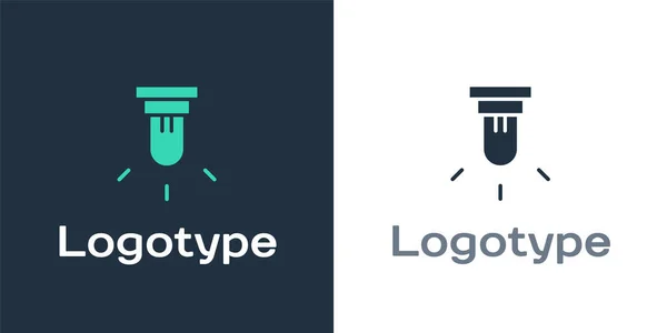 Піктограма Датчика Руху Logotype Ізольована Білому Тлі Елемент Шаблону Дизайну — стоковий вектор