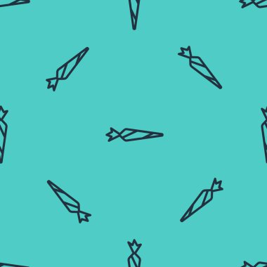 Siyah çizgi marihuana esrarı, ot ikonu yeşil arka planda izole edilmiş pürüzsüz desen. Uyuşturuculu sigara, esrar sarılmış sigara. Vektör İllüstrasyonu