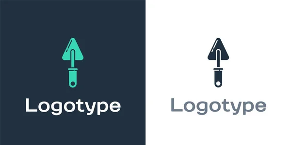 Εικονίδιο Logotype Trowel που απομονώνεται σε λευκό φόντο. Στοιχείο προτύπου σχεδιασμού λογότυπου. Εικονογράφηση διανύσματος — Διανυσματικό Αρχείο