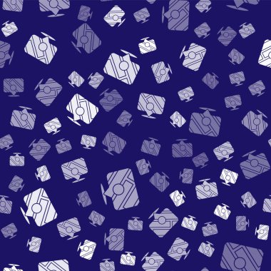 Şehir haritası yön bulma simgesinin beyaz bilgileri mavi arkaplanda izole edilmiş. Mobil Uygulama Arayüzü tasarımı. Coğrafi konsept. Vektör İllüstrasyonu