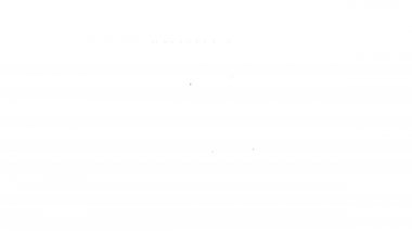 Siyah çizgi ilaç şişesi ve beyaz arka planda izole edilmiş hap ikonu. Şişe hapı işareti. Eczane tasarımı. 4K Video hareketli grafik canlandırması