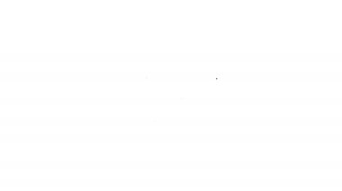 Siyah çizgi Ses Karıştırıcı simgesi beyaz arkaplanda izole edildi. DJ ekipman kaydırma düğmeleri. Konsol karıştırılıyor. 4K Video hareketli grafik canlandırması