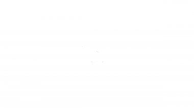 Siyah çizgi RGB ve CMYK renk karıştırma simgesi beyaz arkaplanda izole edildi. 4K Video hareketli grafik canlandırması