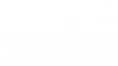 Siyah çizgi su musluğu simgesi beyaz arkaplanda izole edildi. 4K Video hareketli grafik canlandırması