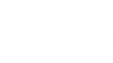 Beyaz arka planda izole edilmiş boru temizleme ikonu için tahta saplı siyah çizgili lastik pompa. Tuvalet pompası. 4K Video hareketli grafik canlandırması