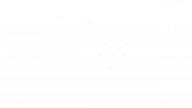 Siyah çizgi Global teknolojisi ya da sosyal ağ simgesi beyaz arkaplanda izole edildi. 4K Video hareketli grafik canlandırması