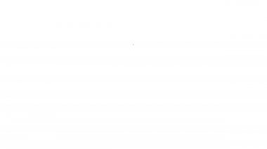 Beyaz arkaplanda siyah çizgi anahtar simgesi izole edildi. 4K Video hareketli grafik canlandırması