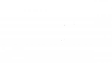 Siyah çizgi bilgisayar monitörü ve cep telefonu simgesi beyaz arkaplanda izole edildi. İnternetten kazanç, pazarlama. 4K Video hareketli grafik canlandırması